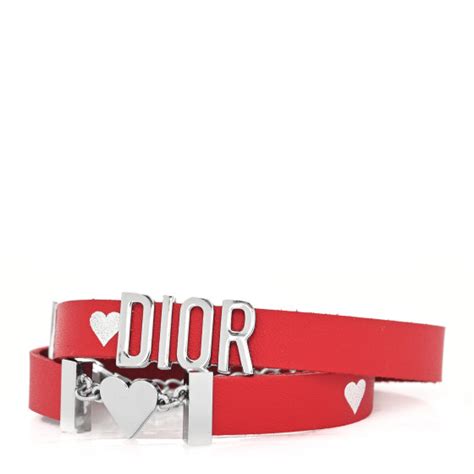 red metal heart dior|Dior Heart Bracelet Gold.